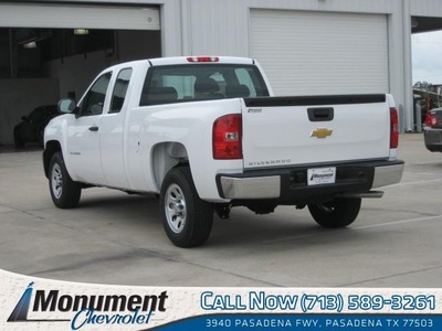 chevrolet silverado 1500 2012 white pickup truck work truck flex fuel 8 cylinders 2 wheel drive automatic 77503