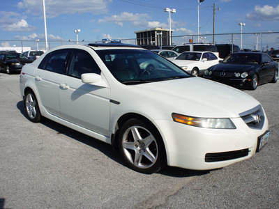 acura tl 2004 white sedan 3 2 w navi gasoline 6 cylinders front wheel drive automatic 75062