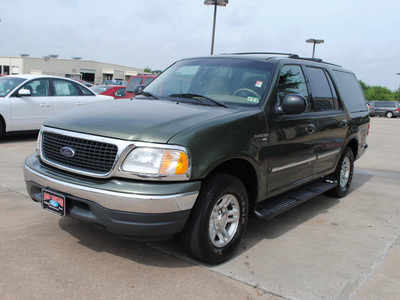 ford expedition 2001 green suv xlt gasoline 8 cylinders rear wheel drive automatic with overdrive 75070