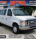 ford e series wagon 2011 white van xlt flex fuel 8 cylinders rear wheel drive automatic with overdrive 75070