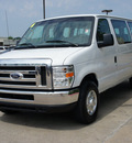 ford e series wagon 2011 white van xlt flex fuel 8 cylinders rear wheel drive automatic with overdrive 75070