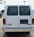 ford e series wagon 2011 white van xlt flex fuel 8 cylinders rear wheel drive automatic with overdrive 75070