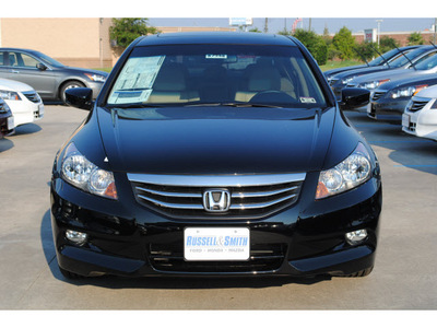 honda accord 2012 black sedan gasoline 6 cylinders front wheel drive 5 speed automatic 77025