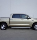 toyota tundra 2010 tan limited gasoline 8 cylinders 2 wheel drive automatic 78577