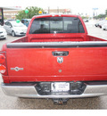 dodge ram pickup 1500 2008 red pickup truck gasoline 8 cylinders rear wheel drive automatic 78552