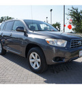 toyota highlander 2008 dk  gray suv gasoline 6 cylinders front wheel drive automatic 78006