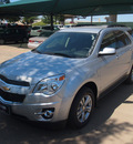 chevrolet equinox 2012 silver ice lt flex fuel 6 cylinders front wheel drive not specified 76051