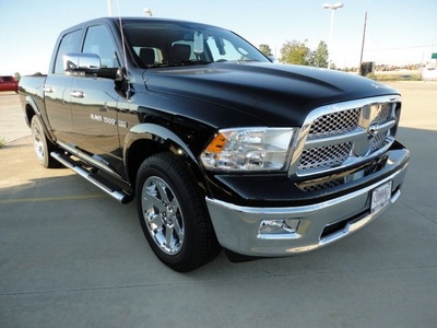 ram 1500 2012 black laramie gasoline v8 2 wheel drive automatic 77375