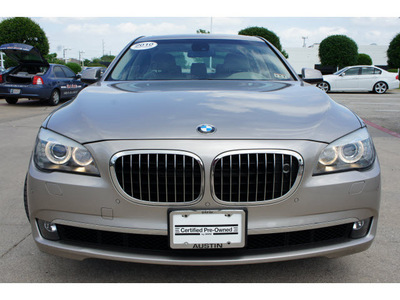 bmw 7 series 2010 beige sedan 750li gasoline 8 cylinders rear wheel drive automatic 78729