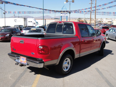 ford f 150 2003 red lariat gasoline 8 cylinders sohc rear wheel drive automatic 79936