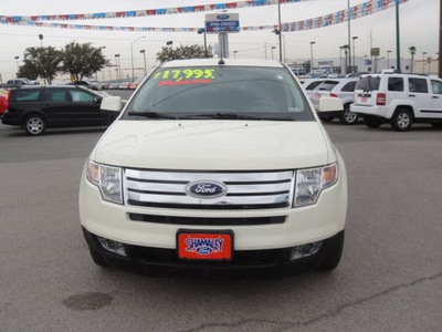 ford edge 2007 pearl white suv sel gasoline 6 cylinders front wheel drive automatic 79936