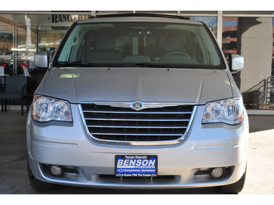 chrysler town and country 2010 silver van touring gasoline 6 cylinders front wheel drive automatic 78216