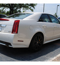 cadillac cts v 2012 white sedan gasoline 8 cylinders rear wheel drive automatic 77074