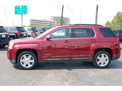 gmc terrain 2012 red suv sle 2 flex fuel 6 cylinders front wheel drive automatic 77074