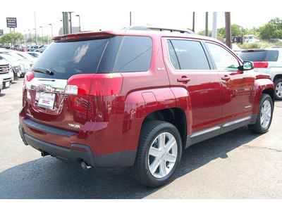 gmc terrain 2012 red suv sle 2 flex fuel 6 cylinders front wheel drive automatic 77074