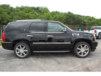 cadillac escalade hybrid 2012 black suv hybrid 8 cylinders rear wheel drive automatic with overdrive 77074
