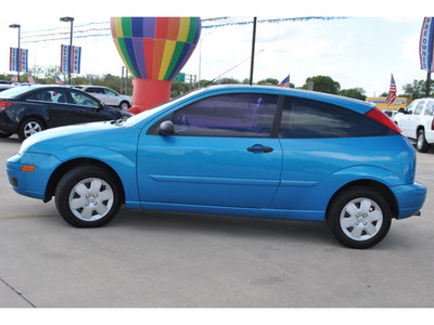 ford focus 2007 blue coupe zx3 se gasoline 4 cylinders front wheel drive automatic 78130
