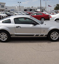 ford mustang 2009 silver coupe gasoline 6 cylinders rear wheel drive standard 79936