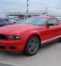 ford mustang 2012 red coupe gasoline 6 cylinders rear wheel drive automatic 77578