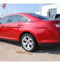 ford taurus 2012 red sedan sel gasoline 6 cylinders front wheel drive automatic 77074