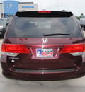 honda odyssey 2010 dk  red van ex l gasoline 6 cylinders front wheel drive automatic 75034