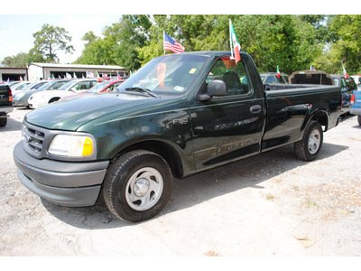 ford f 150 2003 dk  green pickup truck xl gasoline 6 cylinders rear wheel drive automatic with overdrive 77018