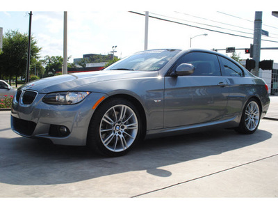 bmw 3 series 2010 gray coupe 335i gasoline 6 cylinders rear wheel drive automatic 77002
