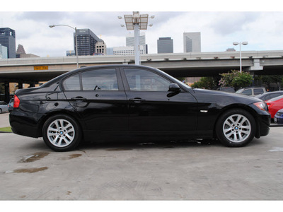 bmw 3 series 2007 black sedan 328i gasoline 6 cylinders rear wheel drive automatic 77002