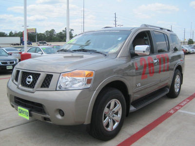 nissan armada 2009 gry suv se flex fuel 8 cylinders 2 wheel drive 5 speed automatic 77301