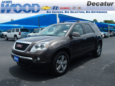 gmc acadia 2012 brown suv slt 1 gasoline 6 cylinders front wheel drive 6 speed automatic 76234
