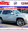 cadillac escalade 2007 silver suv awd dvd onstar gasoline 8 cylinders all whee drive automatic with overdrive 55124