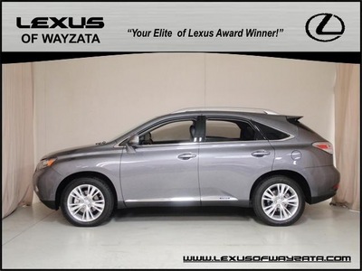 lexus rx 450h 2012 gray suv navigation hybrid 6 cylinders all whee drive cont  variable trans  55391