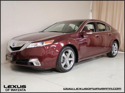 acura tl 2010 dk  red sedan navigation gasoline 6 cylinders all whee drive shiftable automatic 55391