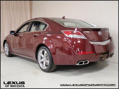 acura tl 2010 dk  red sedan navigation gasoline 6 cylinders all whee drive shiftable automatic 55391