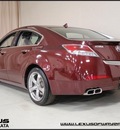 acura tl 2010 dk  red sedan navigation gasoline 6 cylinders all whee drive shiftable automatic 55391