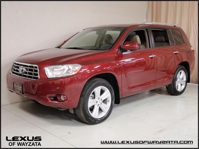toyota highlander 2010 dk  red suv limited gasoline 6 cylinders all whee drive automatic 55391