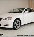 lexus is 250c 2010 white premium package gasoline 6 cylinders rear wheel drive automatic 55391