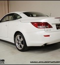 lexus is 250c 2010 white premium package gasoline 6 cylinders rear wheel drive automatic 55391