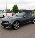 chevrolet camaro 2011 dk  gray coupe 2 ss rs leather gasoline 8 cylinders rear wheel drive 6 speed manual 55313