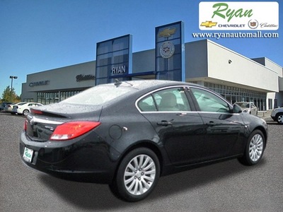 buick regal 2011 black sedan cxl leather gasoline 4 cylinders front wheel drive 6 speed automatic 55313