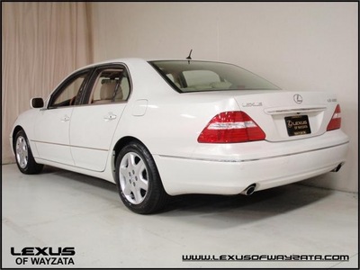 lexus ls 430 2005 off white sedan modern luxury gasoline 8 cylinders rear wheel drive shiftable automatic 55391