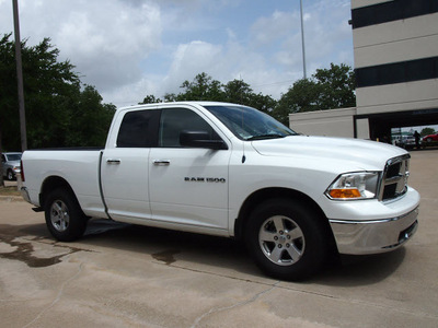 ram ram pickup 1500 2011 white pickup truck slt flex fuel 8 cylinders 2 wheel drive automatic 75080