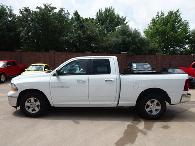 ram ram pickup 1500 2011 white pickup truck slt flex fuel 8 cylinders 2 wheel drive automatic 75080