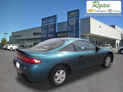 mitsubishi eclipse 1997 green hatchback rs gasoline 4 cylinders front wheel drive automatic with overdrive 55313