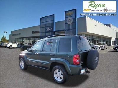 jeep liberty 2003 green suv limited sunroof gasoline 6 cylinders 4 wheel drive 4 speed automatic 55313