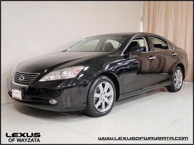 lexus es 350 2009 black sedan navigation gasoline 6 cylinders front wheel drive 6 speed automatic 55391