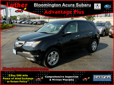 acura mdx 2007 black suv w tech res gasoline 6 cylinders all whee drive automatic 55420