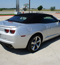 chevrolet camaro 2012 silver ss gasoline 8 cylinders rear wheel drive automatic 76087