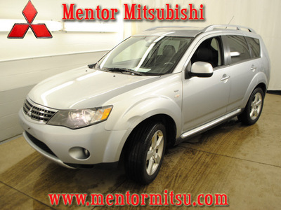 mitsubishi outlander 2009 silver suv xls gasoline 6 cylinders front wheel drive automatic 44060