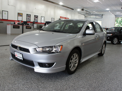 mitsubishi lancer 2011 silver sedan es gasoline 4 cylinders front wheel drive automatic 44060